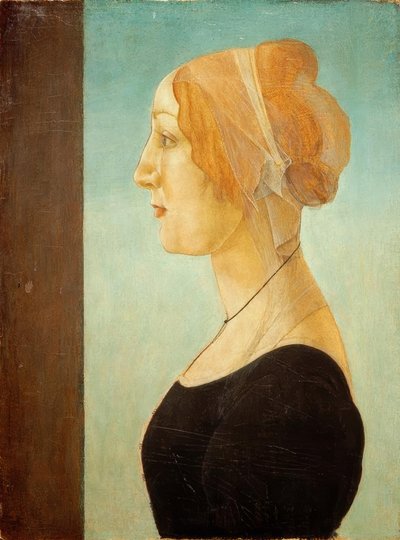 Bildnis einer Frau von Sandro Botticelli